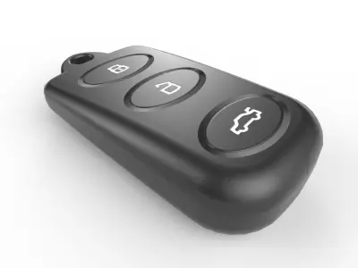 Car Key LP 03 Low-poly 3D model
