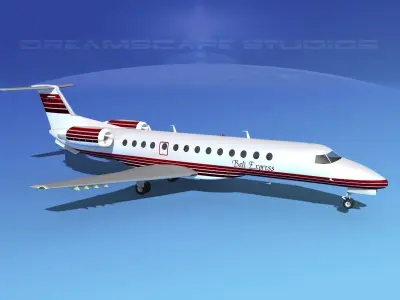 Embraer ERJ-135 Bali Express 3D model