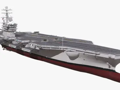 USS Dwight D Eisenhower CVN 69 3D model
