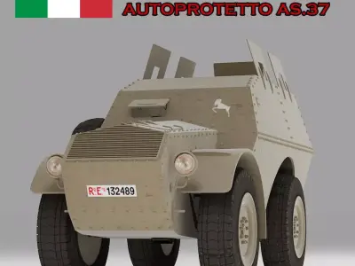 Autoprotetto Fiat Spa AS 37 Balkans 3D model