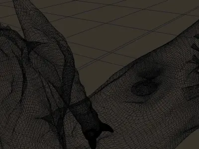 Skull Crawler 3D Model Rigged and Textured 3D model