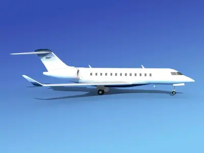 Global Express XRS V05 3D model