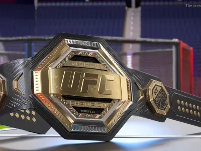 UFC Championship Belt 3D model purchase