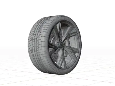 Audi RS6 Avant 2022 Wheel 3D model