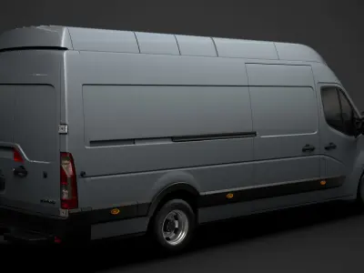 Vauxhall Movano L4H3 Van 2020 3D model