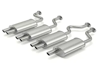 Simple Exhaust Set 3D model