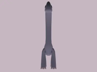 Brachiosaurus cute 3D model 3D model