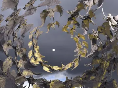 Dantes Inferno GhostAngel Portal Huge 3D model