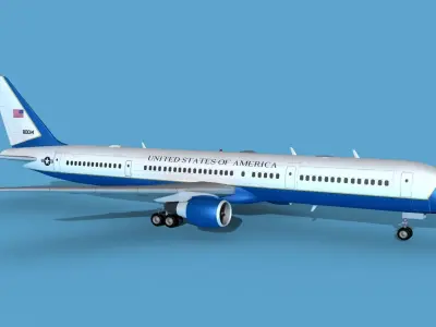 Boeing C-32A US Air Force 3D model