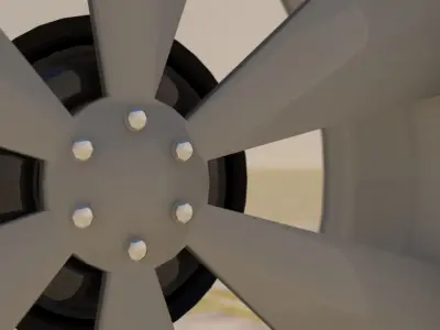 ALLOY RIMS Low-poly 3D model