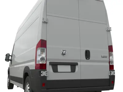 2024 Ram ProMaster L3H3 Detailed interior 3D model