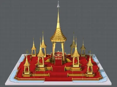 Merumas Pagoda 3D model