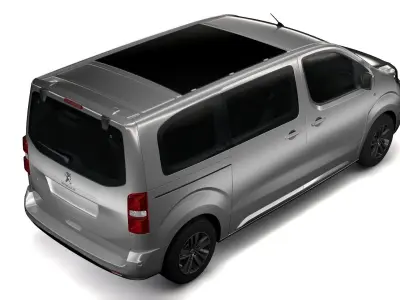 Peugeot Traveller L2 2017 3D model