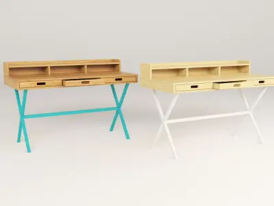 Desk 3D model
