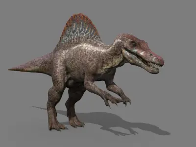 Suchomimus Mongolica - 8K animated JP3 Spinosaur 3D model
