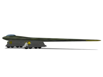 horten ho xviii b1 3D model