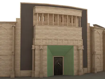 Katara Amphitheater Doha 3D model