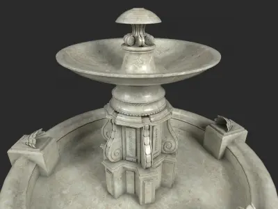 Fountain 3D model