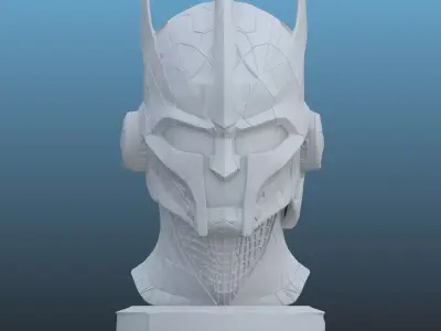 High-Detail Sci-Fi Character Bust PM-103 3D print model