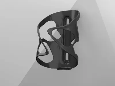 Organic Bike Water Bottle Holder 3D model