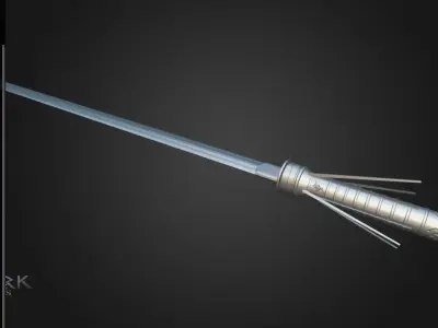 Daywalkers Blade from the Movie Blade Low-poly 3D model