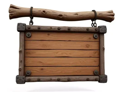 medieval sign 3D print model