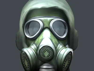 Helmet 3d model military combat Military Low-poly Low-poly 3D model