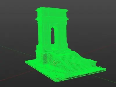 Roman Triumphal Arch - Photoscan 3D model