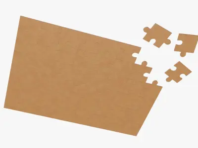  48-piece jigsaw puzzle 02 3D model