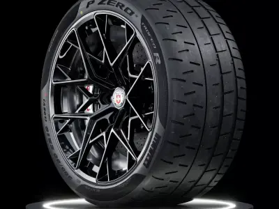 Pirelli Trofeo R 305 30 ZR19 3D model