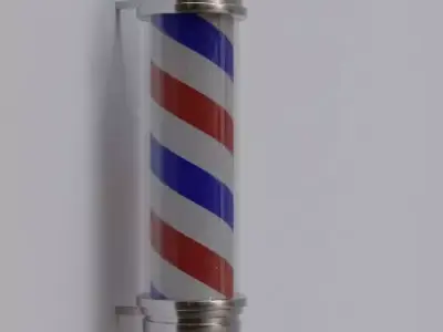 barber pole  3D model