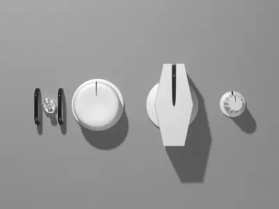 Cockpit Switches 3D model