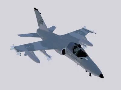 International AMX A-1M Brazilian Air Force 3D model
