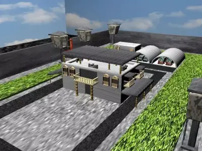 Military base 3D model