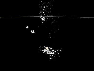 Wood Debris Fall 01 Low-poly 3D model