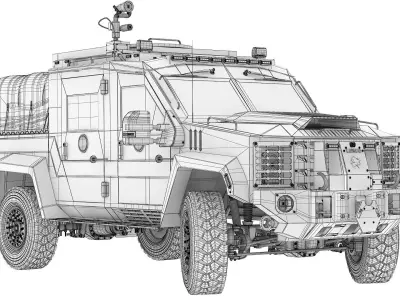 3D BearCat X3 Firecat 3D model