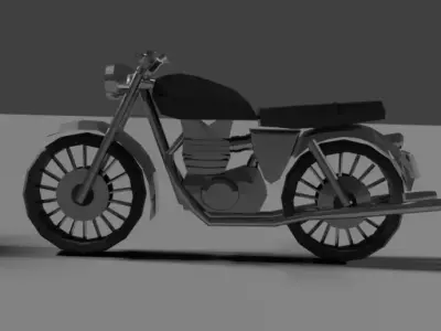 Triumph motorcycle 3D model