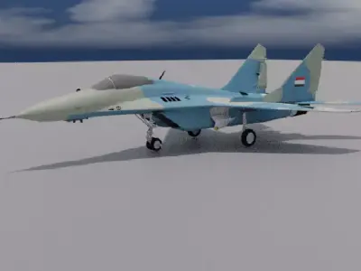 Egyptian MiG-29M M2  3D model