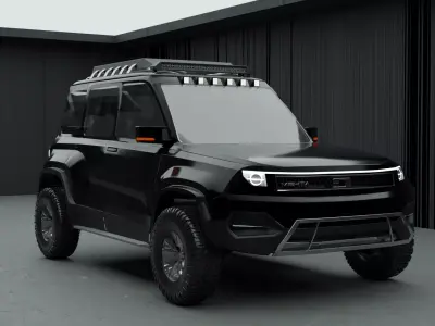 Unique High-Performance SUV 3D Model 3D model