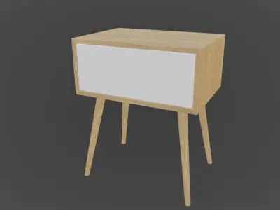 Modern nightstand Free 3D model