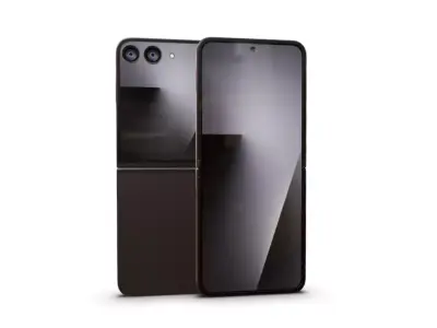 Samsung Galaxy Z Flip7 Jet Black 3D model