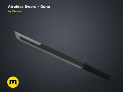 Atreides Sword 4 - Dune 3D print model purchase