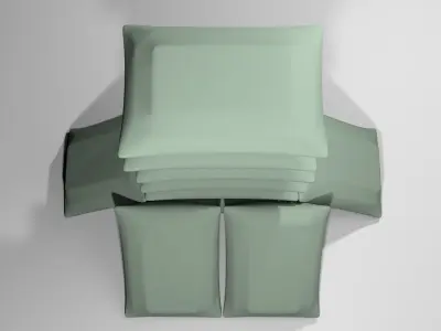 Sandbag Bunker - Towering Hesco 3D model