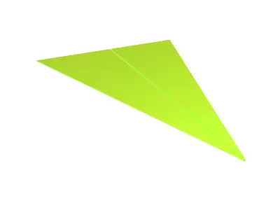 Paper Plane v5 003 Low-poly 3D model