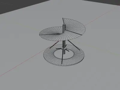 Helicopter By Leonardo Da Vinci Free 3D model