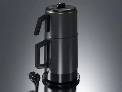 Tea Machine Low-poly 3D model