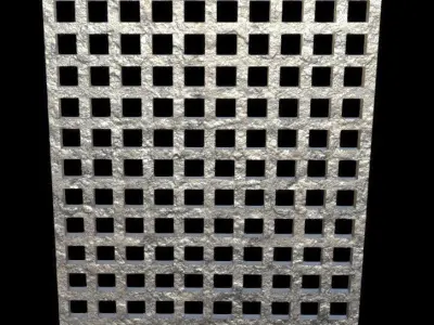 Fort Gate - PBR - Textured Low-poly 3D model