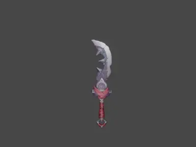 Zeloeman Sword A 14 Low-poly 3D model