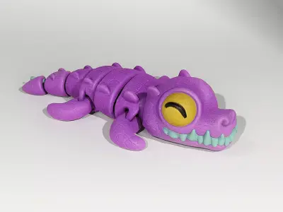 Crocodile 3D print model