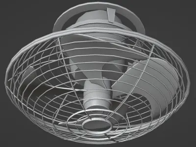 Bus Fan model Free 3D model